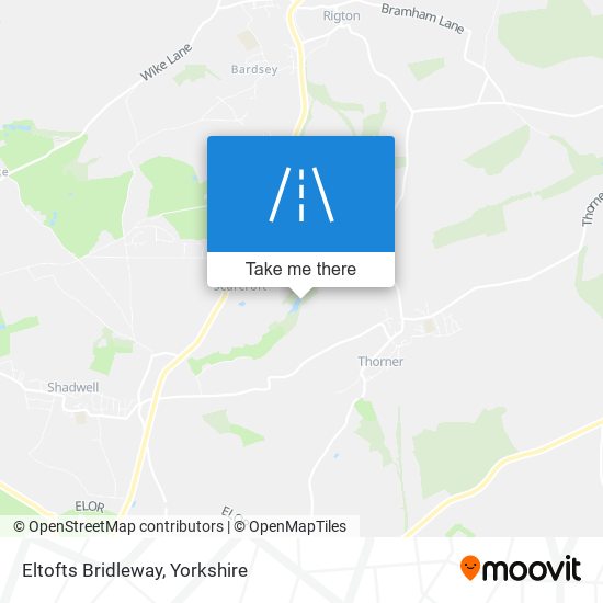 Eltofts Bridleway map