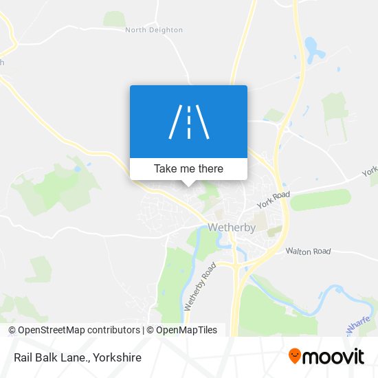 Rail Balk Lane. map