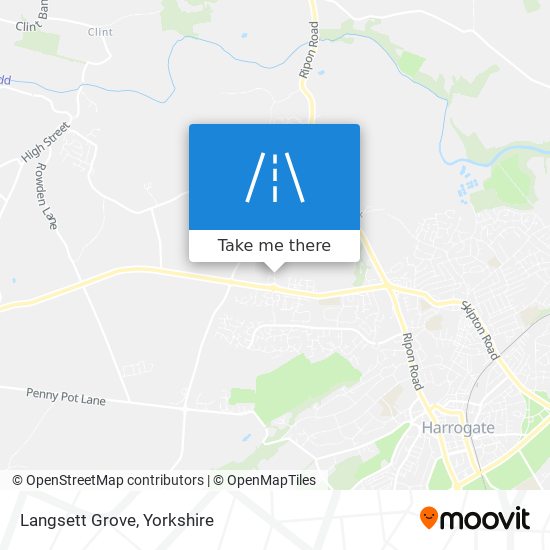 Langsett Grove map