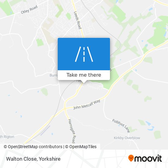 Walton Close map