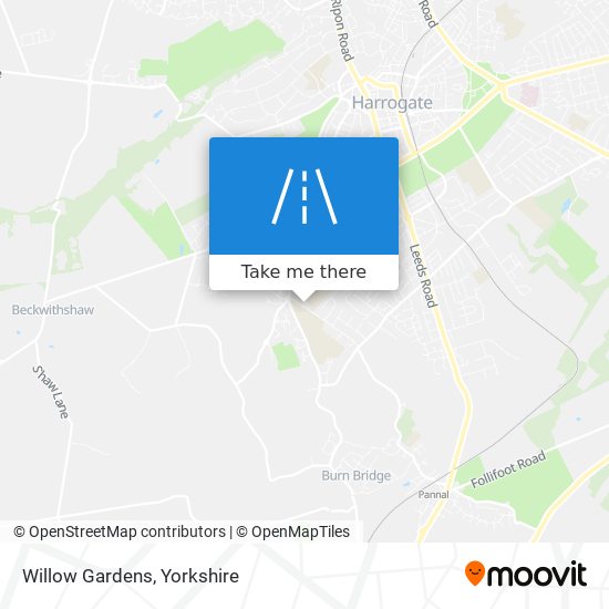Willow Gardens map