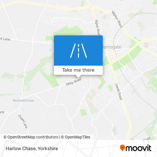 Harlow Chase map