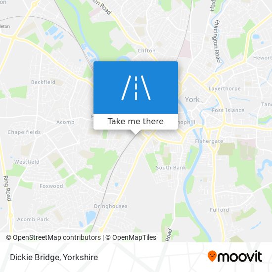 Dickie Bridge map