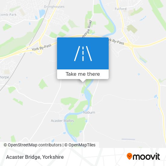 Acaster Bridge map