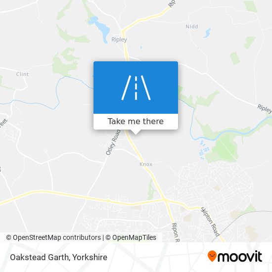 Oakstead Garth map