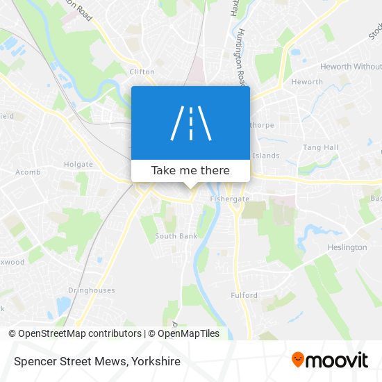 Spencer Street Mews map