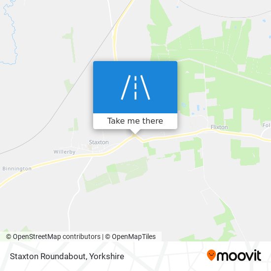 Staxton Roundabout map