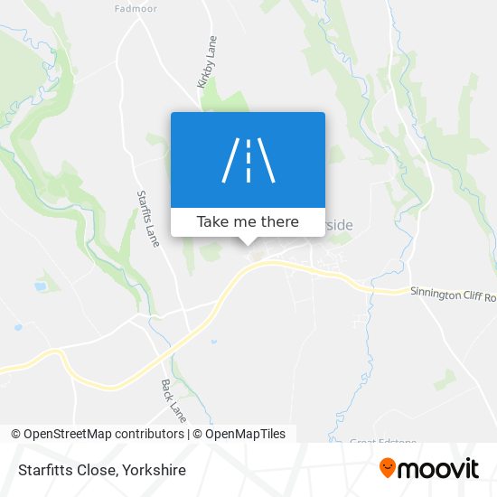 Starfitts Close map