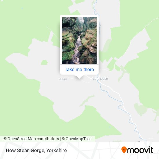 How Stean Gorge map