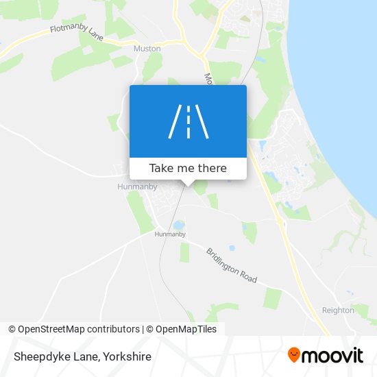Sheepdyke Lane map