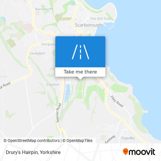 Drury's Hairpin map