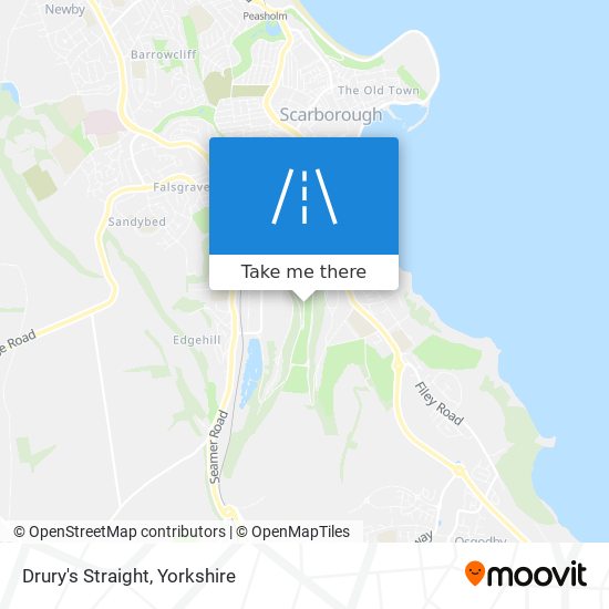 Drury's Straight map