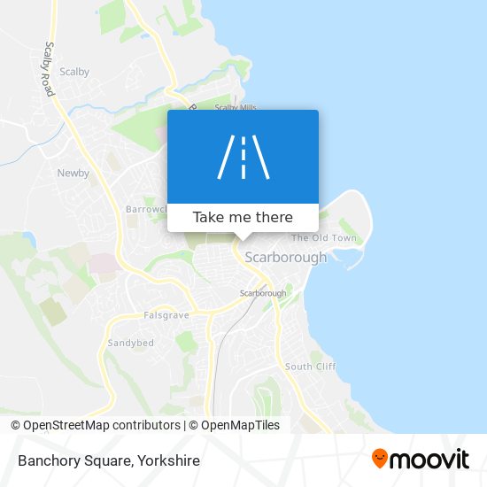 Banchory Square map