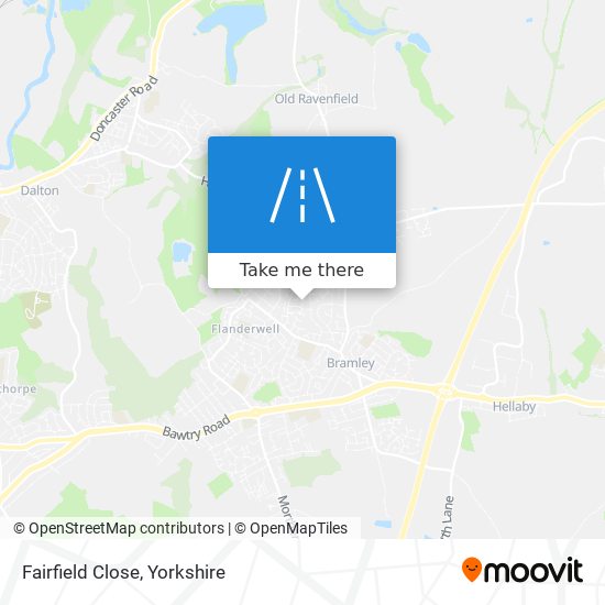 Fairfield Close map