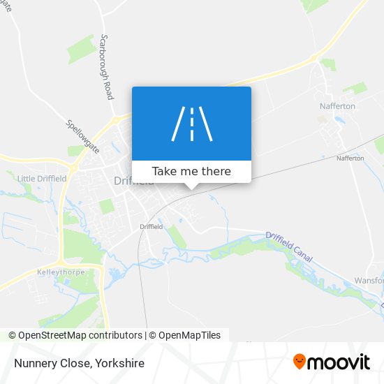Nunnery Close map