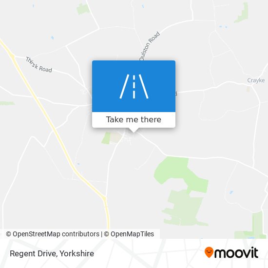 Regent Drive map