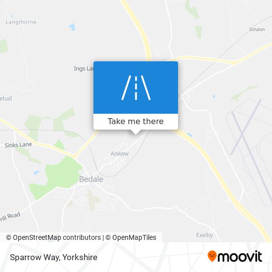 Sparrow Way map