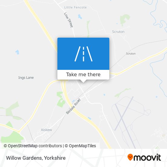 Willow Gardens map