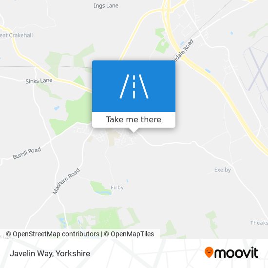 Javelin Way map