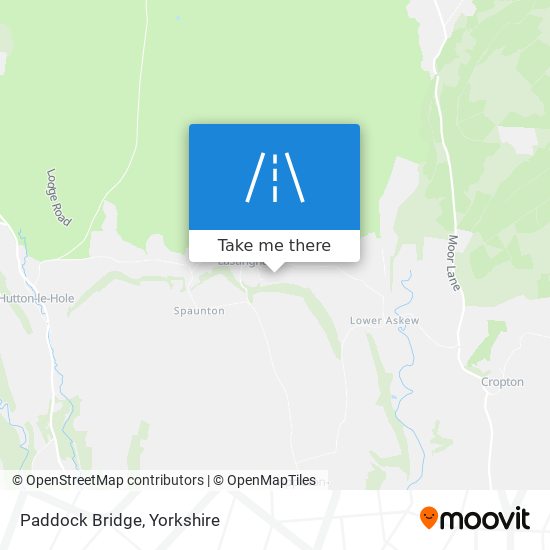 Paddock Bridge map