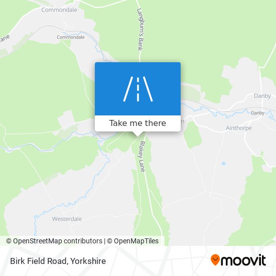 Birk Field Road map