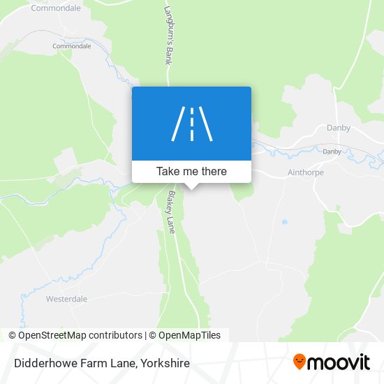 Didderhowe Farm Lane map