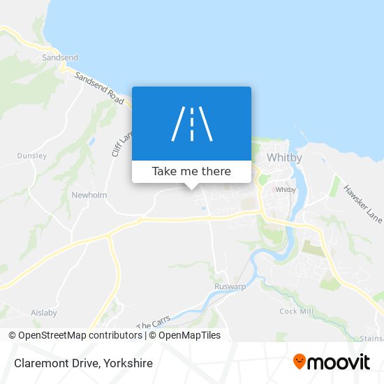 Claremont Drive map