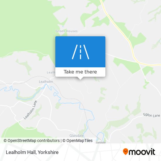 Lealholm Hall map