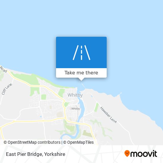 East Pier Bridge map