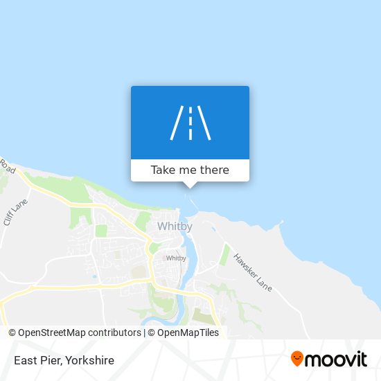 East Pier map