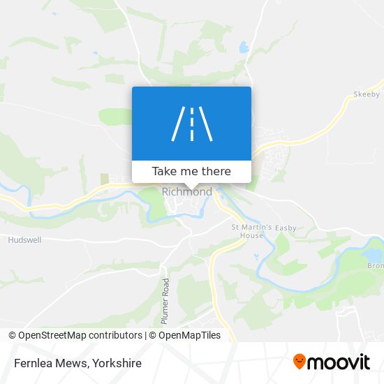 Fernlea Mews map
