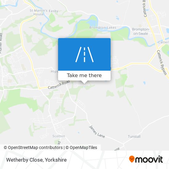 Wetherby Close map