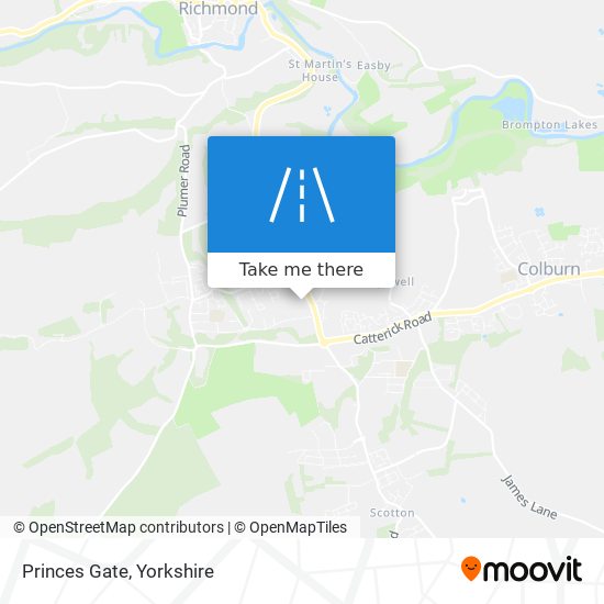 Princes Gate map