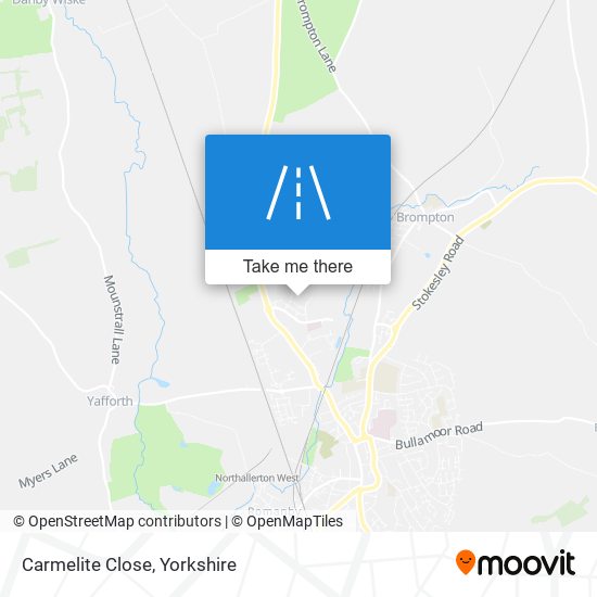 Carmelite Close map