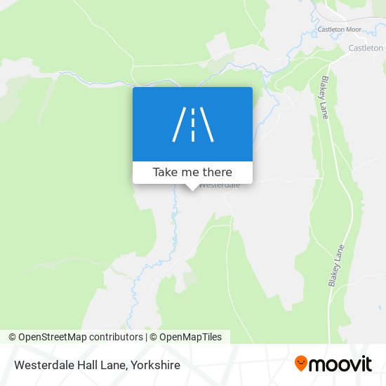 Westerdale Hall Lane map