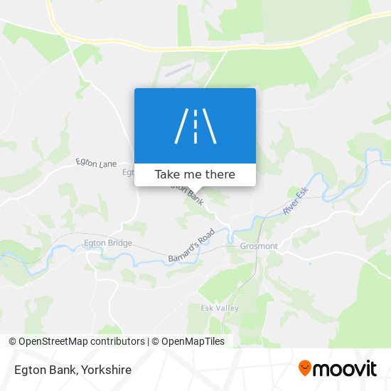 Egton Bank map
