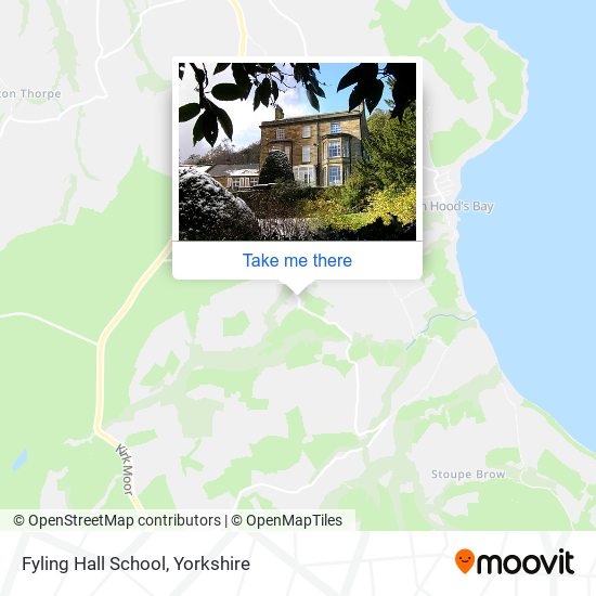 Fyling Hall School map