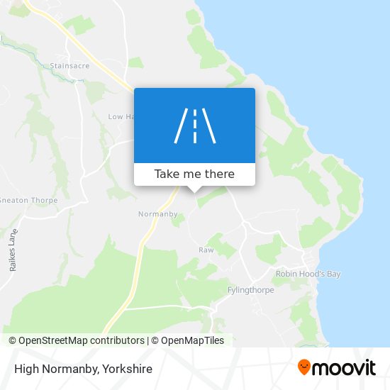 High Normanby map