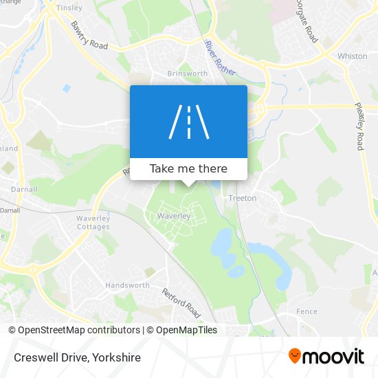 Creswell Drive map