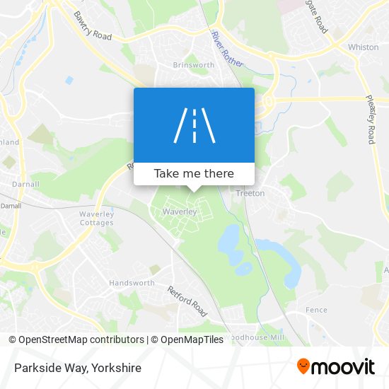 Parkside Way map