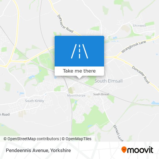 Pendeennis Avenue map