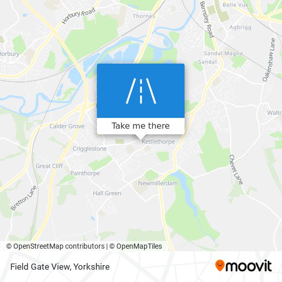 Field Gate View map