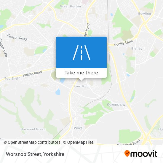 Worsnop Street map