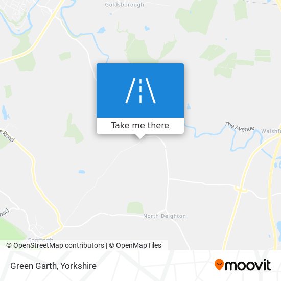 Green Garth map