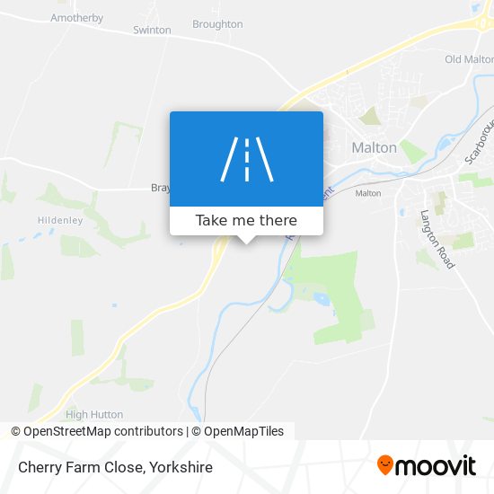 Cherry Farm Close map