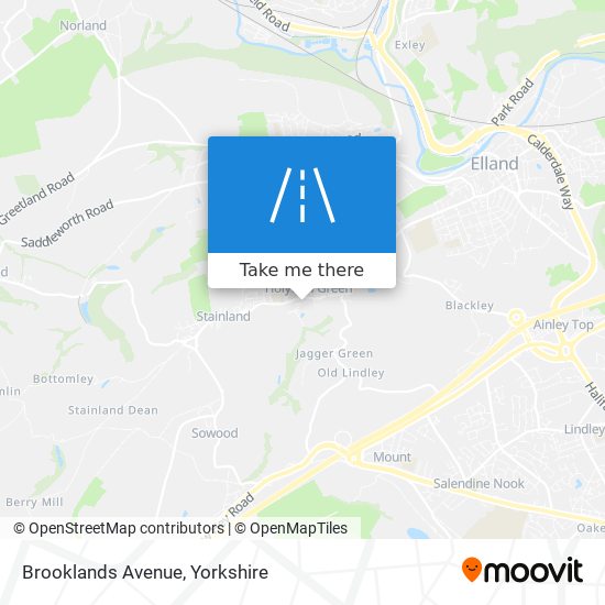 Brooklands Avenue map