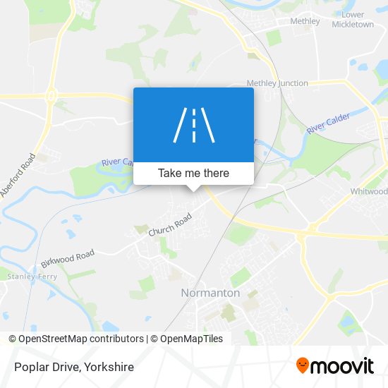 Poplar Drive map