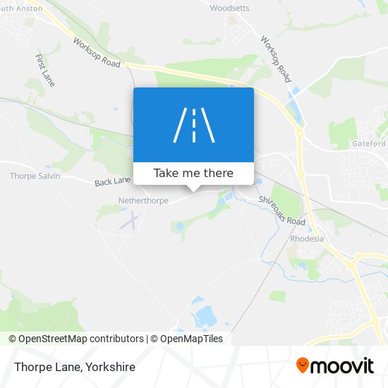 Thorpe Lane map