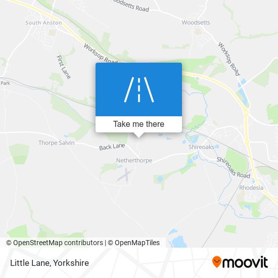 Little Lane map