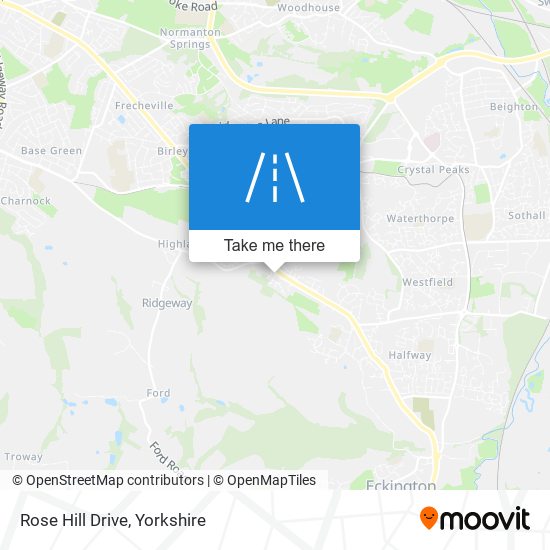 Rose Hill Drive map